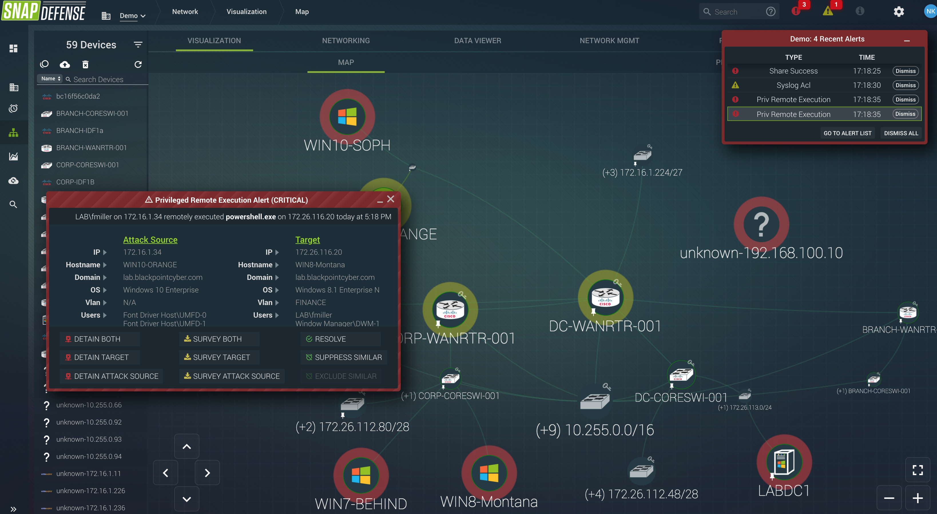 screenshot of Blackpoint MDR
